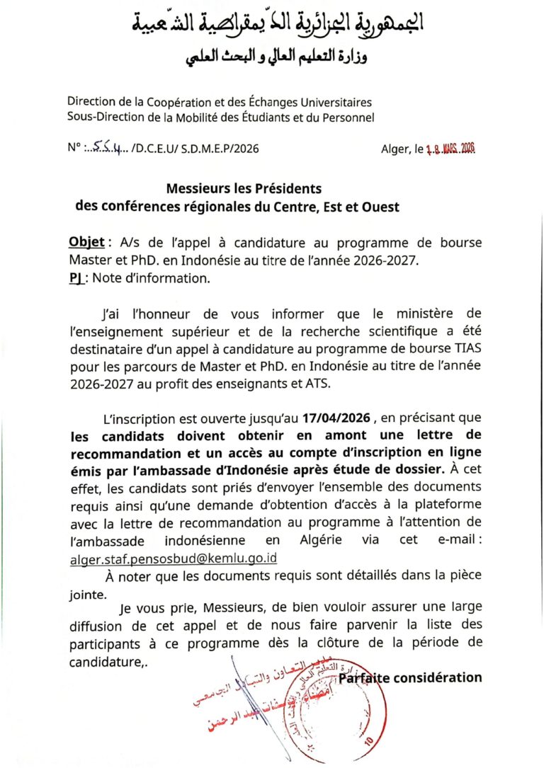 Bourse d’Indonésie TIAS